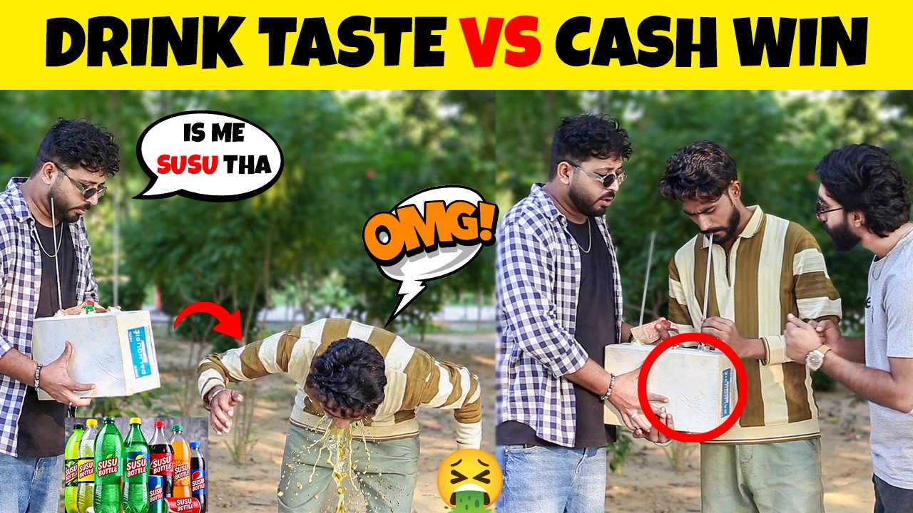 Guess the Bottle Prank 😂💦 || Rs.Lakh 💸 Challenge || by Sharik Shah & Iqbal Malik