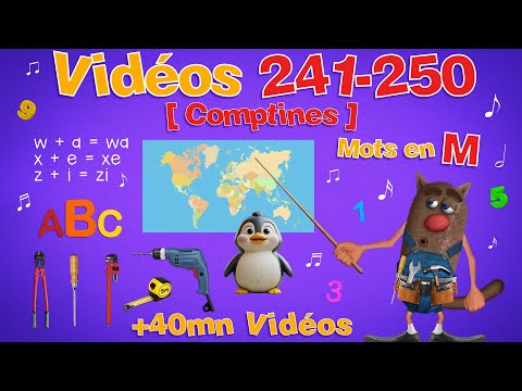 🎉 Foufou – Learning with fun for kids (Videos 241–250 | 4K)
