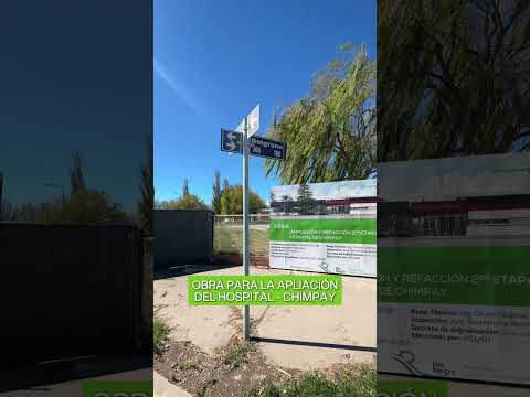 Ampliacion 99% hospital - Chimpay #rionegro #obras #hospital