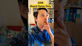 ONE Board Game Only ☺️ #boardgames #tabletopgames #youtubegaming