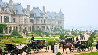 🏰 Así vivía el 1% en 1900: el lado OBSCURO de las MANSIONES DE VERANO de la elite estadunidense