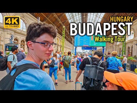 【4K】 Hungary, BUDAPEST Keleti Railway Station - Walking Tour