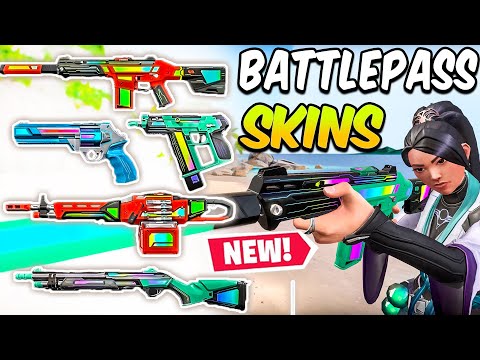 VALORANT *NEW* LIGHTWAVE SKIN BUNDLE! (Battlepass)