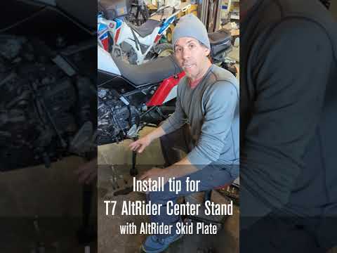 Install Tip when Installing w AltRider Skid Plate: