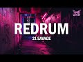 21 Savage Redrum Lyrics