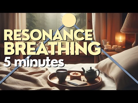 5 Minute HRV Resonance Breathing Exercise (6 breaths per minute)