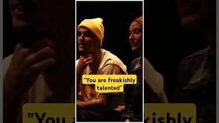 Justin Bieber &amp; Hailey Bieber giving POO BEAR flowers in the STUDIO🌹🌹🌹#haileybieber #justinbieber