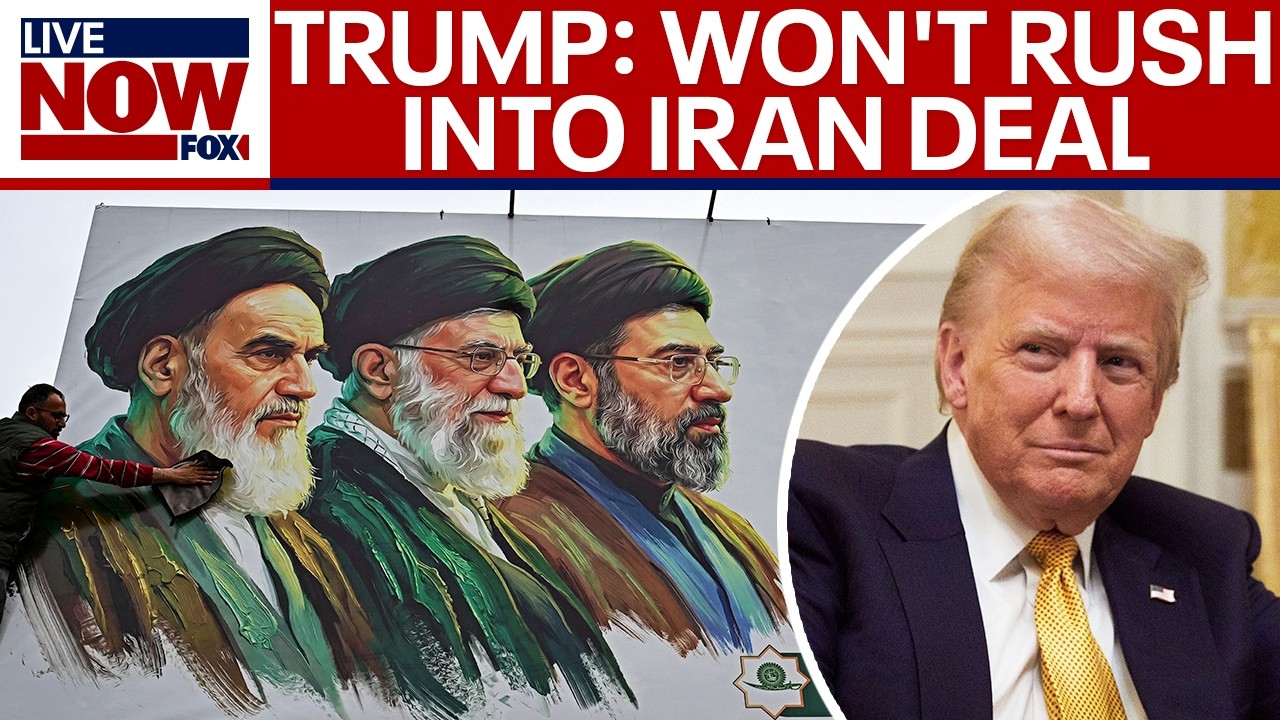 Trump says he will not ‘rush into a deal’ with Iran to reopen Strait of Hormuz