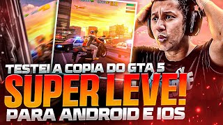 TESTEI A COPIA DE GTA 5 SUPER LEVE NO MOBILE! E É DIVERTIDO🔥🔥🔥  CODENAME CRIME