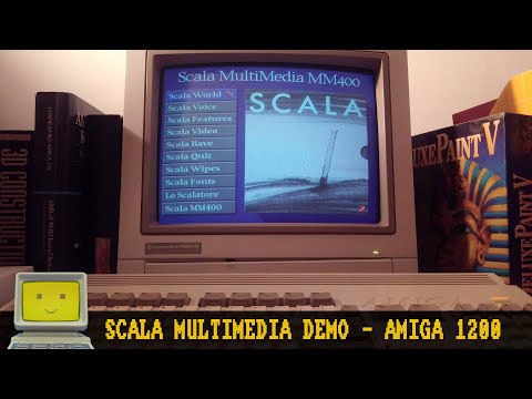 Scala Multimedia MM400 - Introductory Demo - Amiga 1200 [Real Hardware/CRT Capture]