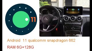 6+128/8+256 10.25/12.3 inch screen qualcomm snapdragon 662 Android11 navigation system for BENZ A youtube video