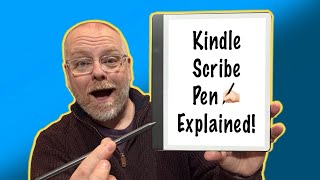 How to Use the Kindle Scribe Pen