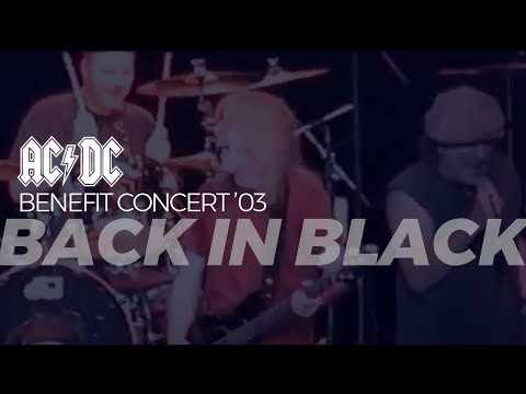 Back In Black | AC/DC BENEFIT CONCERT 2003 | Darrell Nutt on Drums
