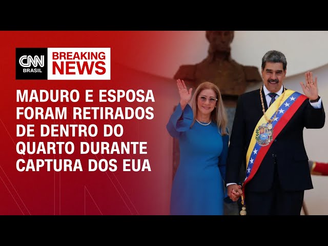 Maduro e esposa foram retirados de dentro do quarto durante captura dos EUA | AGORA CNN
