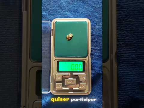 Apenas 2 gramas de ouro vale mais de 1000 reais