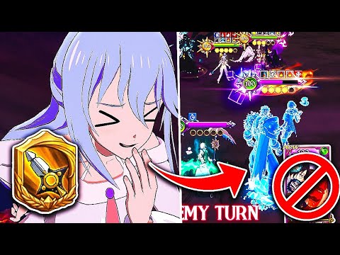LOL MAEL GODDESS TEAM WITH RED KING HARD COUNTERS ESCANOR & MERLIN WHALES!! [7DS: Grand Cross]