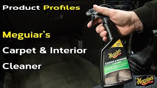 Meguiar's Carpet and Interior Cleaner (pulitore di sporco ostinato per interni e tappeti)