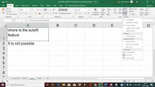 Solved: Wrap text does not adjust row height in Excel