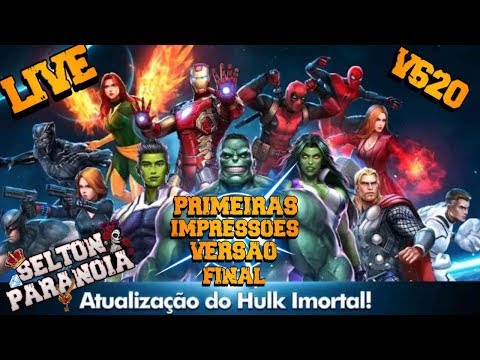 [LIVE] PRIMEIRAS IMPRESSÕES VERSÃO FINAL V620  - MARVEL FUTURE FIGHT
