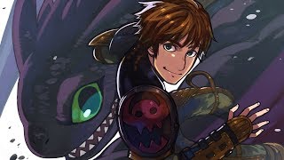 【Procreate】ヒックとドラゴンのらくがきメイキング