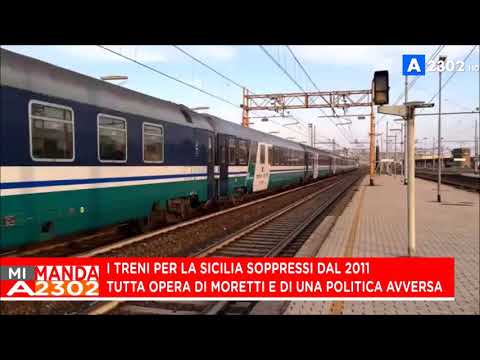Mi Manda A2302 del 15 gennaio - I tagli del 2011 ai treni per la Sicilia