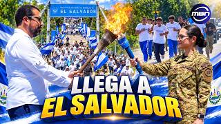 El Salvador Recibe La Antorcha Centroamericana Por La Paz Y La Libertad