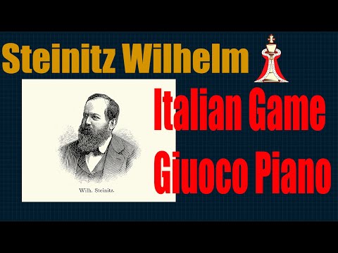 Steinitz, Wilhelm x Schlechter, Carl. Italian Game, Giuoco Piano. 1898.