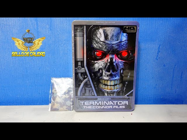 Vídeo relacionado con Doctor Collector Terminator The Connor Files Kit, Edición de Colección Oficial con Accesorios exclusivos en Caja de Metal