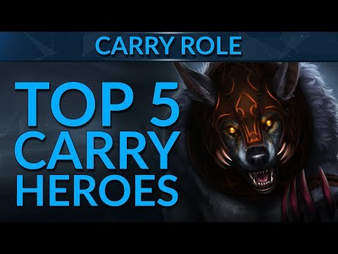 TOP 5 BEST CARRY Heroes in Patch 7.19 | Dota 2 Guide
