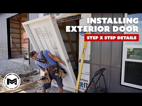 Installing Exterior Door | Step by Step | DIY How To