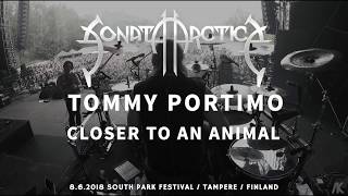 Sonata Arctica Tommy Portimo Drumcam &#39;Closer to an Animal&#39; / 8.6.2018 South Park Festival
