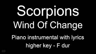 Download lagu Wind Of Change - Scorpions (piano KARAOKE FEMALE version) mp3