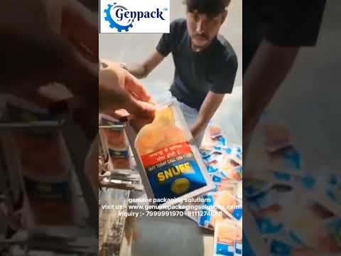 Tobacco Pouch Packing Machine #automaticpackingmachine #packagingmachine