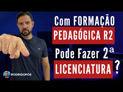 Com FORMAÇÃO PEDAGÓGICA (R2) pode fazer SEGUNDA LICENCIATURA? O que o MEC respondeu sobre isso ?