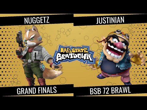 Bay State Beatdown 72 Brawl - Nuggetz (Fox) vs Justinian (Marth, Wario) - Grand Finals