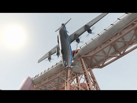 Plane Crashes With Dummies 💥 TOP 3 FACTS Nobody Knows! Emergency Landing On The Road - BeamNG Drive