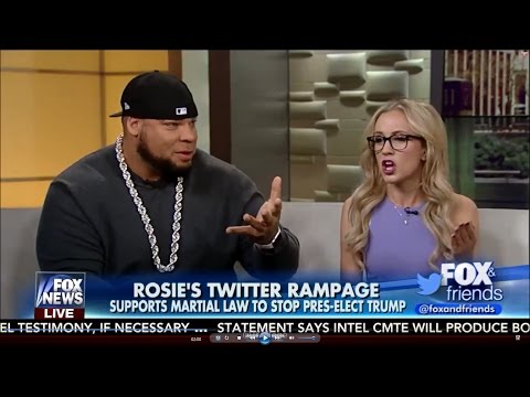 01-14-17 Kat Timpf on Fox & Friends - Rosie O'Donnell's Anti-Trump Effort