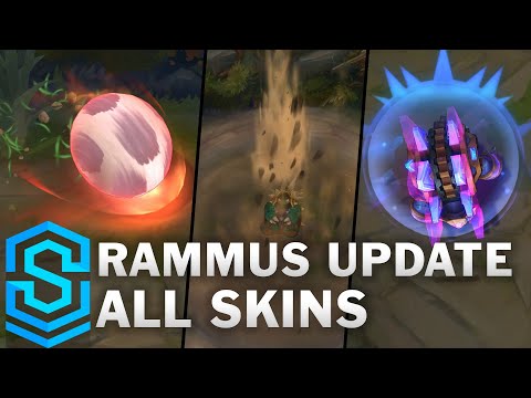 Rammus Update | All Skins | Rammus Rework and VFX Update | League Of Legends