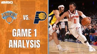Brunson's 4th Straight 40 PT Game Lifts Knicks Over Pacers In Game 1 | New York Knicks
