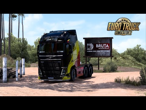 Volvo FH16 750 Brazil road | Euro Truck Simulator 2 | Logitech G29