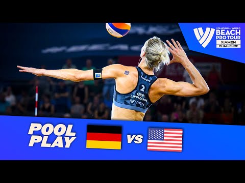 Bock/Lippmann vs. Scoles/Denaburg - Pool Play Highlights | Xiamen 2025 #BeachProTour