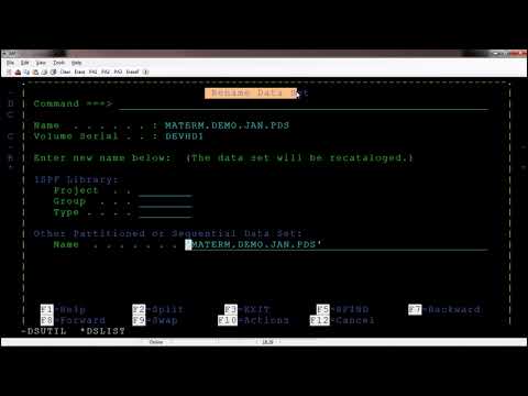 New Mainframe Batch from 16-Nov-2022 U TSOISPF V7_Creating members in PDS