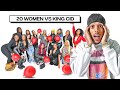 20 WOMEN VS YOUTUBER KING CID Dallas