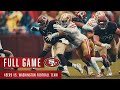 49ers vs Washington Football Team Wee 49ers vs Washington Football Team Wee