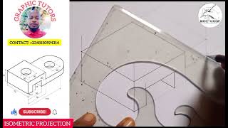 Reproducing 3 - Dimensional View Of Circles Curve And Arcs In Isometric Projection
