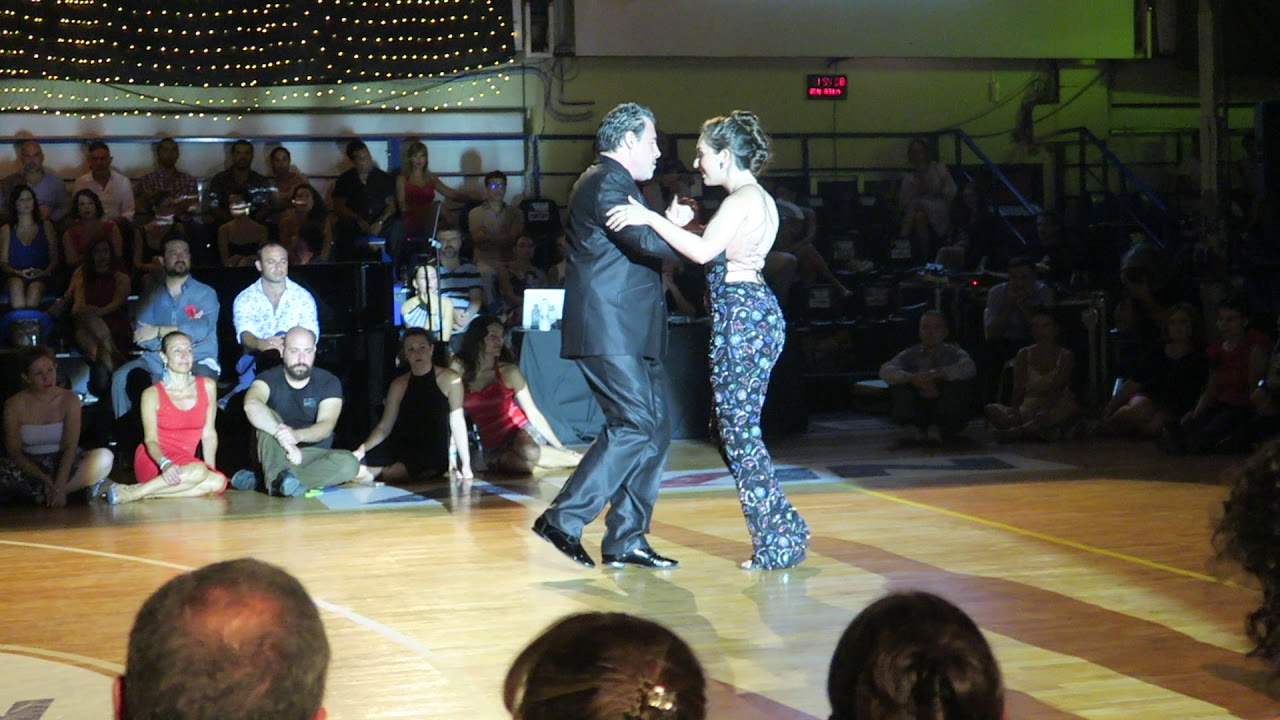 Video thumbnail for Fabian Salas & Lola Diaz at A Los Amigos Tango Festival, Rythymno Crete 2019 2