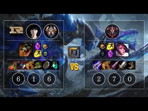 RNG Langx Renekton vs Fiora Top - KR Challenger Patch 10.11