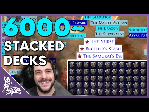 Opening ~6000 Stacked Decks Divination Cards | Path of Exile