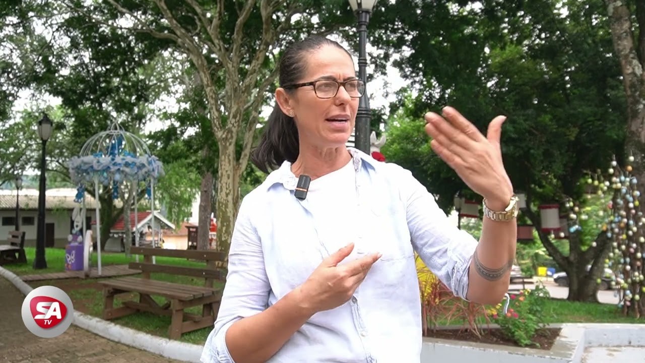 Cores e magia anunciam: A Páscoa está chegando e decoração já está pronta em São João do Oeste