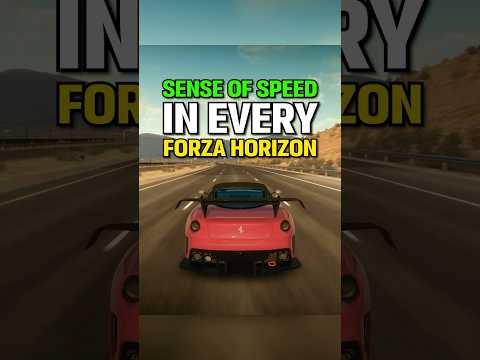 Sense of Speed in EVERY Forza Horizon!